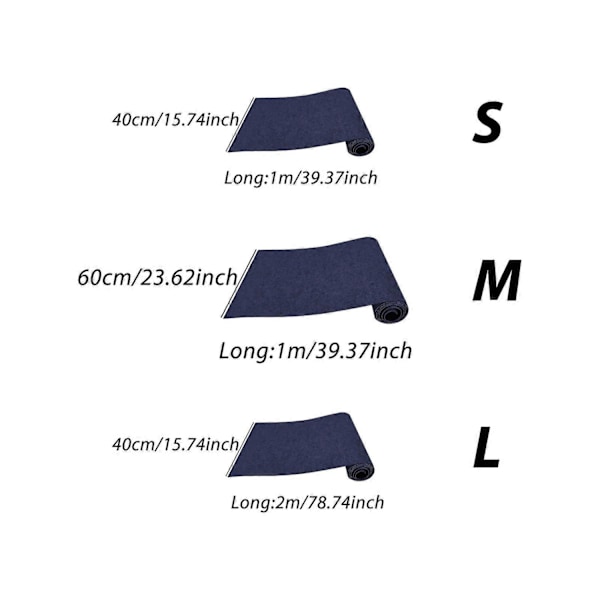 Klippbar Klösmatta för Katter Självhäftande Mattplatta för Möbelskydd och Heminredning Svart S-Perfekt Navy Blue M