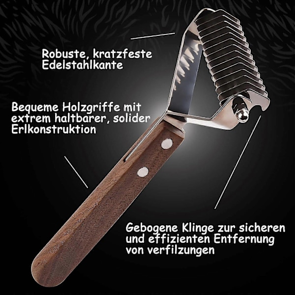 Coat King Trimmer for hunder, effektiv og enkel å bruke, med 14 klippeblad, perfekt for terrier