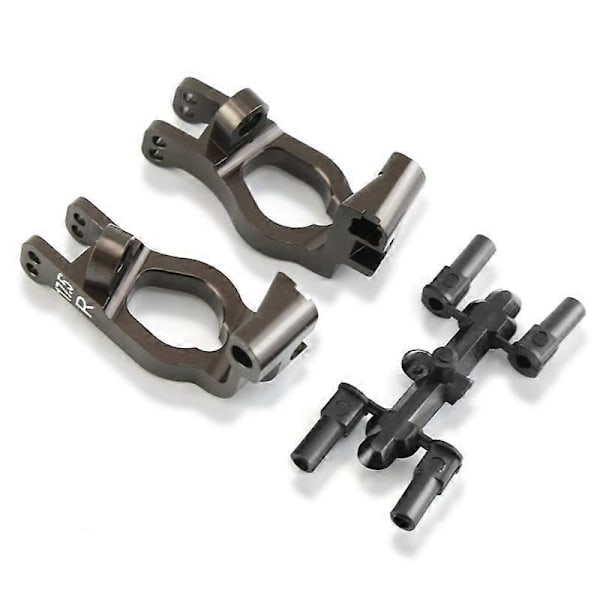 2 st Metall 17,5 Grader C-Hub Bärare Caster Block IFW474 Kompatibel med Kyosho MP9 MP10 1/8 RC Bil Uppgradering Pa-Perfet