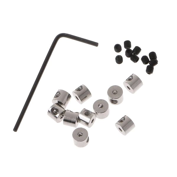 10 stk./sæt Pin Holder Pin Back Broche Lås Pin Back med Skruenøgle Værktøj - Perfekt