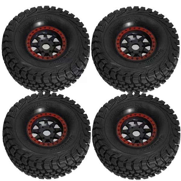 4 st 135mm 1/7 1/8 Desert Short Course Truck Däck 17mm Hjul Hex Kompatibel med ARRMA Mojave TRAXXAS UDR Yikong-Perfet