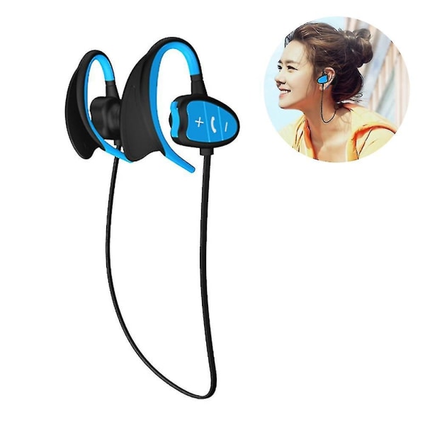 Blue Simhörlurar Trådlösa Bluetooth 5.0 hörlurar Ipx8 Vattentäta hörlurar Sporthörlurar - Perfet blue