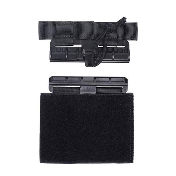 2x Quick Release Spænde Sæt Tube Cummerbund Adapter til Cosplay værktøj 6094 Sort-Perfet Black