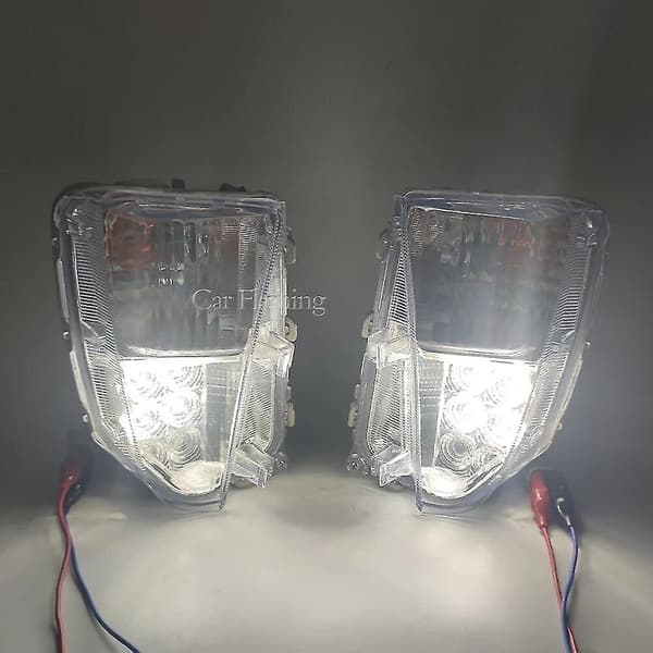 Kompatibel med Toyota Prius Zvw30 2012 2013 2014 2015 LED Tåkelys Kjørelys Frontfanger Tåkelys DRL Tåkelysmontering - Perfekt R side