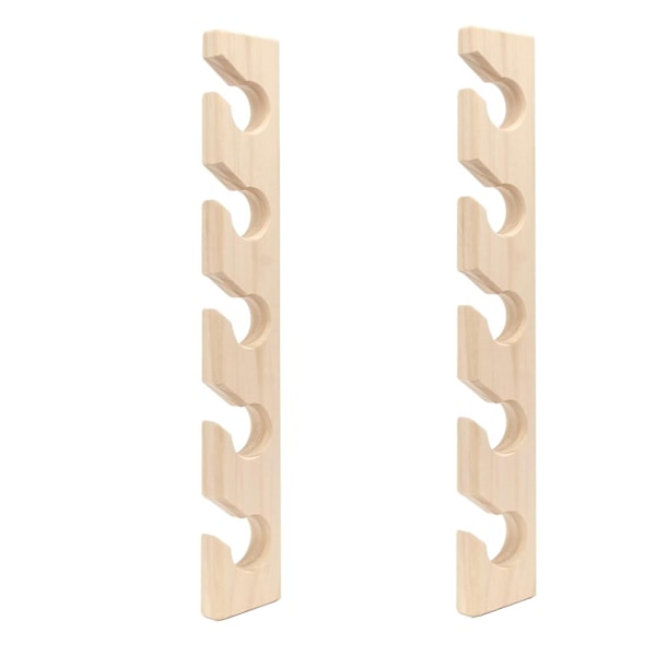 Träväggmonterad hattställ, förvaring för baseballkepsar, väggmonterad baseballkepsställ, garderob vertikalt hattställ - Perfekt Wood Color