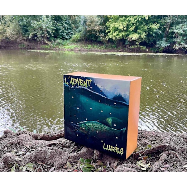 LADVENTLURES 2024, Fiske-Adventskalender, Fiske-Lokkemad Julegaver - Perfekt b