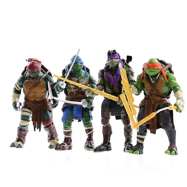 Filmversjonen av 4 Teenage Mutant Ninja Turtles Toys - Perfet