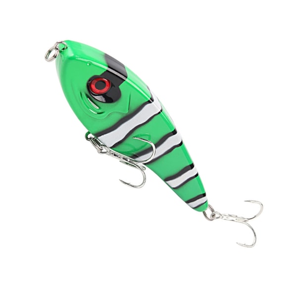 Big Fish Bait Fishing Lure 18cm 55g Crankbait Tackle Saltvann - Perfet White stripe green