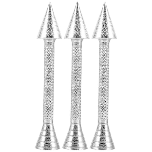 3 stk. Blomsternål i aluminiumslegering, bageværktøj, kagepynt, kage sprøjteposeholder, glasur rosenpinde, kagedekorationsværktøj - Perfekt