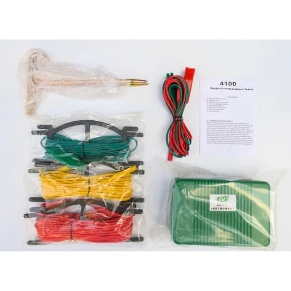 DY4100 Digitalt Resistansmeter Jordingsmåler Multimeter - Perfekt