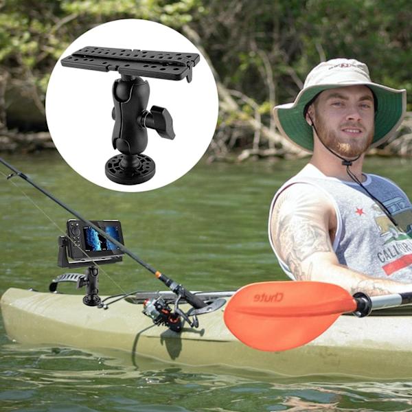 GPS-hållare Base Fishfinder Mount - GPS elektroniska ekolodsfäste | 360 graders rotation navigering fiske ekolod - Perfet