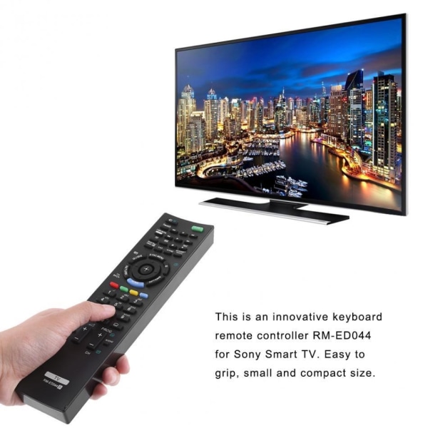 Universal fjernkontroll RM-ED044 for Sony TV - Perfet black one size