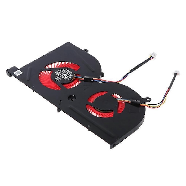 5V Computer Notebook Køler Blæsere Radiator GPU CPU Køleblæser Kompatibel med MSI GS63VR GS63 GS73 GS73VR MS-17B1 Pro Sort-Perfet Black