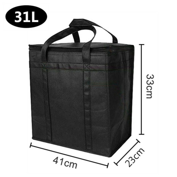 Ekstra stor 31L isoleret køletaske Cool picnic taske - Perfet