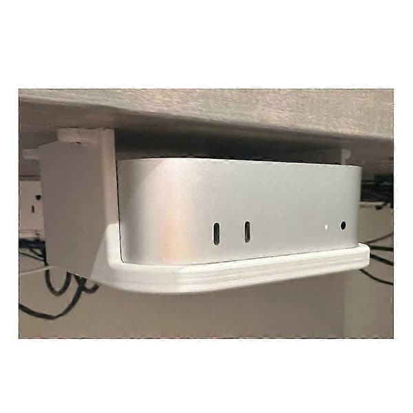 Kompatibel med 2024 Mac Mini Under Skrivebordstativ - Sikker M4/M4pro Holder-Perfekt