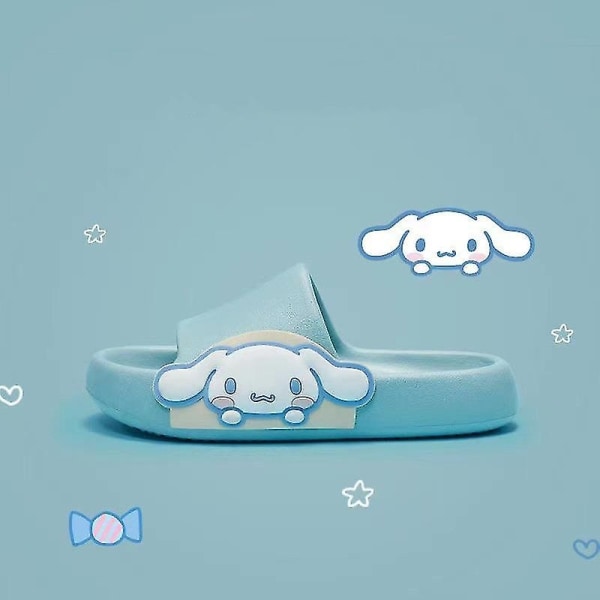 Kawaii Sanrio Tøfler tegneserie Hellokitty Cinnamoroll Mymelody Sommerbarnehjem Sklisikker vaskesandaler Barnegave - Perfet Mymelody Slippers 26-27