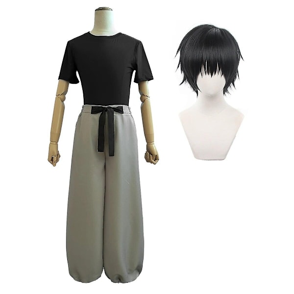 Holoun Jujutsu Kaisen Anime Suguru Geto Satoru Gojo Itadori Yuji Nanami Kento Inumaki Toge Yuta Okkotsu Cosplay Kostym Peruk Xxs-2xl-Perfekt Toji Costume Wig XL