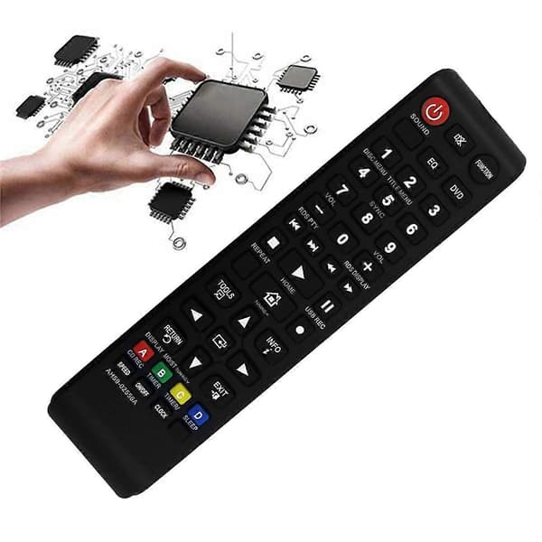 Erstatningsfjernkontroll Kompatibel med Samsung DVD-spiller Fjernkontroll - Perfet