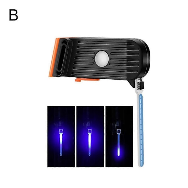 Photon Drop Light USB Oppladbart Sykkel Baklys 3 Lysmoduser Robust-Perfekt Blue