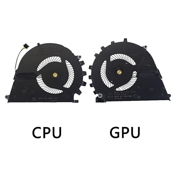 Kjølefan for HP ZBook Studio 15\" G3 G4 CPU & GPU 840960-001 / 922945-001 - Perfekt
