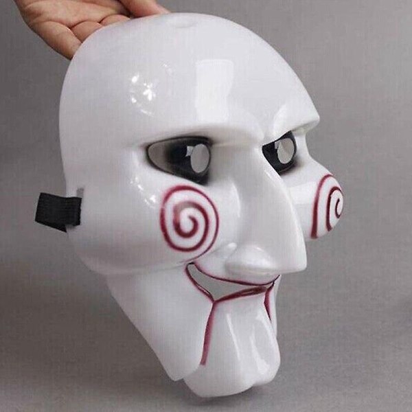 Saw Puppet Jigsaw Mask Halloween Cosplay Kostume - Perfet