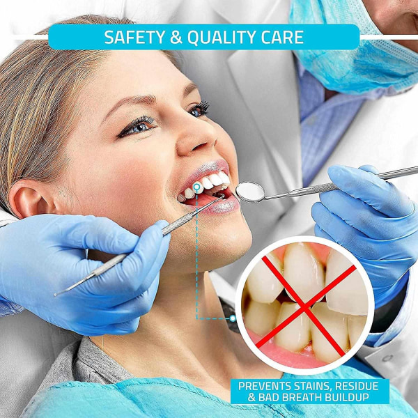 Ammattimainen hammaskiven kaavintyökalu - kaksipäinen hammaskivenpoistoaine hampaille (2 kpl pakkaus) - Perfet