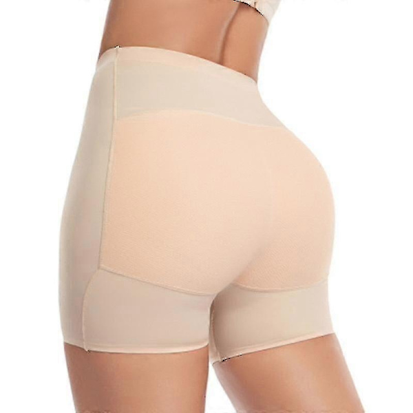 Mimigo Butt Lifter Byxor Sömlösa Vadderade Underkläder Kvinnor Butt Pads Hög Midja Tummy Control Shapewear-Perfet BEIGE XL