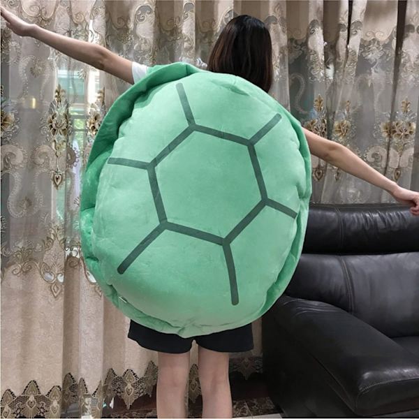 bärbar sköldpaddsskal Plyschleksak rollspelspresent 80cm- Perfet