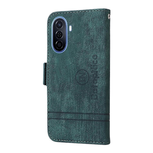 til Huawei nova Y70 / Y70 Plus / Enjoy 50 BETOPNICE Dobbelt-side Spænde Læder Telefon Cover - Perfekt Green