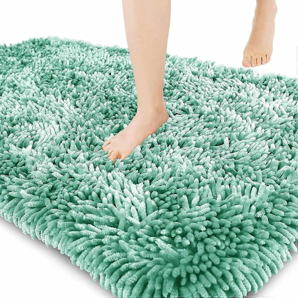 Extra Tjock Premium Badrumsmatta Halkfri Mjuk Badrumsmatta - Perfekt Light Gray 50x80cm