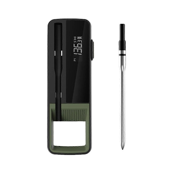 Trådløst Mat Kjøtt Termometer Smart Digitalt Bluetooth BBQ Termometer for Kjøkken Matlaging Ovn Grill-Perfekt 1 Probes