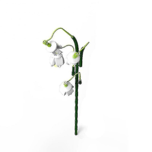 Romantisk Blomsterbuket Byggeklodser Legetøj DIY Hjem Dekoration Pottet Illustration - Perfekt Bell orchid