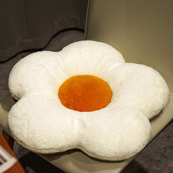 Stole blomsterpude husholdningsgulvmåtte - Perfet Vit