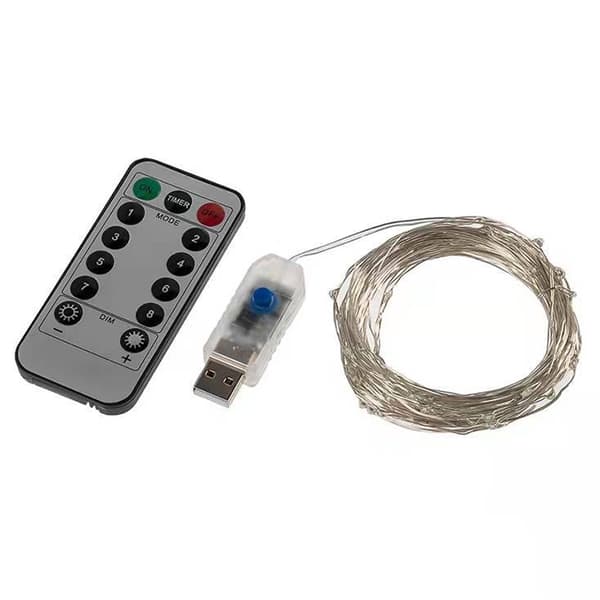 Batteridrivna ljusslingor med fjärrkontroll
