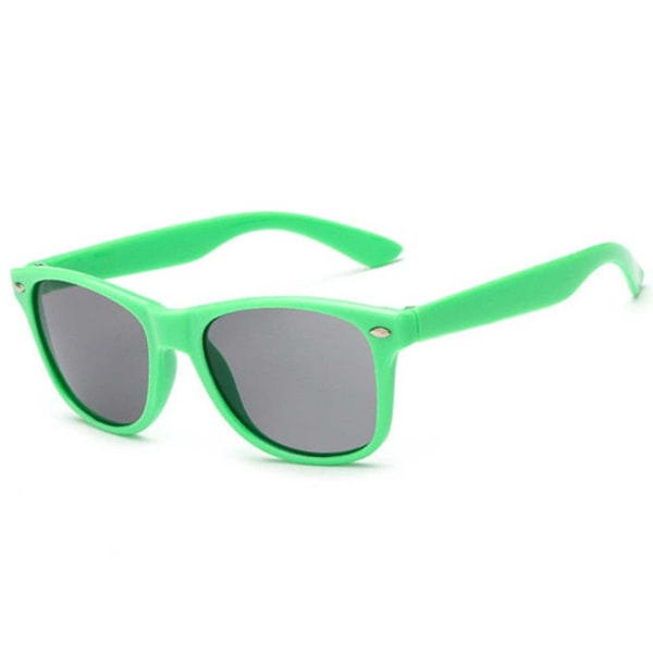 Små solbriller for barn - Wayfarer Barnesolbriller - Grønn - Perfet green
