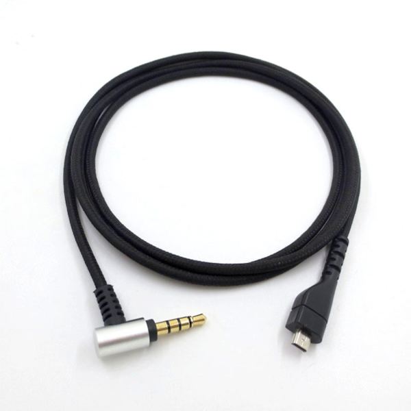 Audiokabel Stabil Transmission Anti-interferens Anti-vikling 3.5mm Usb 8-polet Hovedtelefon Driverfri Audio Aux Kabel til Steelseries Arctis 3/5/7/pro