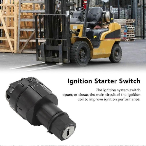 Tændingsswitch 57590 23342 71 Stabil Robust Effektiv Tændingsstarter Switch med 2 Nøgler til Gaffeltruck 7 8 Serie-Perfet