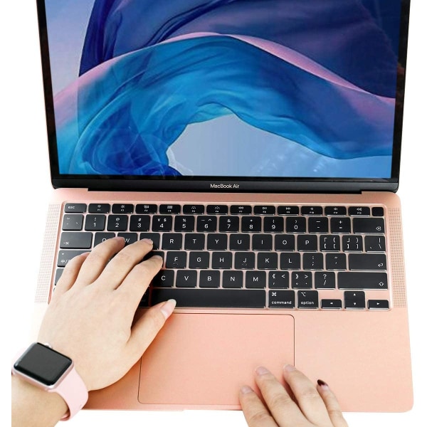 Näppäimistön cover MacBook Airille 13" Silicone Transparent - Perfet