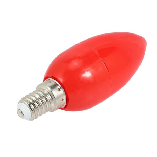 3X LED Ljus Ljuslampor Röda lyckolampor Gud Ljus Energibesparande Ljus, E14-Perfekt