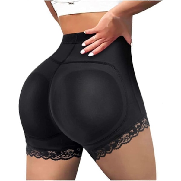 Dame Body Shaper Polstret Numseløfter Trusse Numse Hofte Forstærker Falsk Numse Shapewear Briefs Push Up Shorts-Perfekt black 2XL