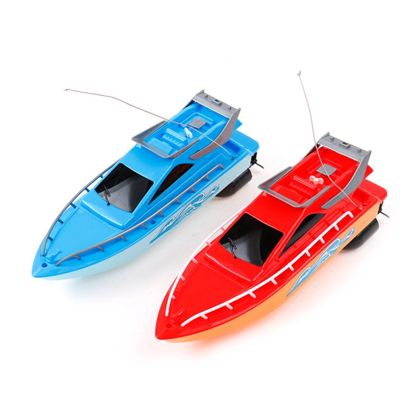 RC Boat Kids Toy Remote Control Ship Elektriska båtar Leksaker För Ch - Perfet Red