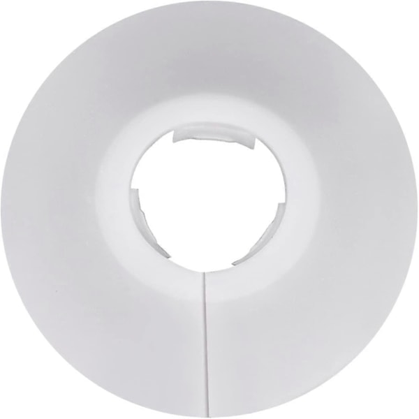 12-pack Plast Rörskydd Radiatorrör Kragar för 15 mm Diameter Rör - Perfekt white