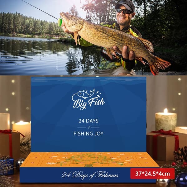 Fiskekalender 2024, Julekalender med agn - Det perfekte valget