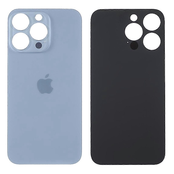 Type B Kompatibel med iPhone 13 Pro 6.1 tommer Batteri Hus Cover Reparationsdel (Kamera Linse Ring Hul-Perfekt Style D