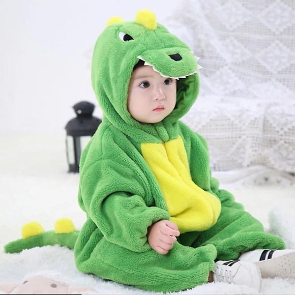 Tegneserie Dyreformet Pyjamas Unik Form Løstsiddende Langærmet Natskjorte til Soveværelset - Perfekt Stegosaurus 73cm