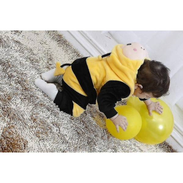 Småbørnsdinosaurkostume Sødt hættekostume til børn Halloween - Perfet 12 18 Months Bee