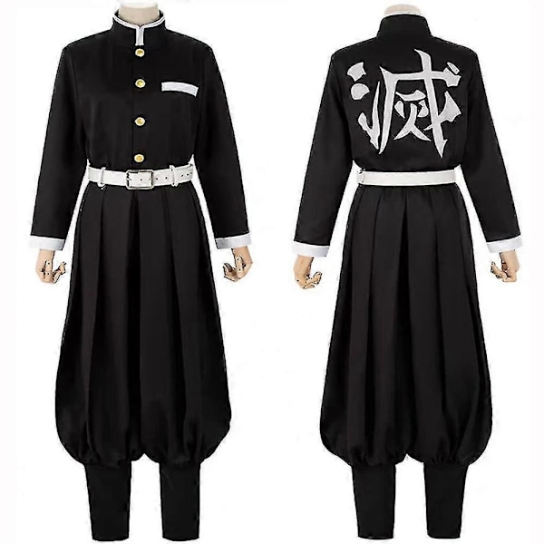 Demon Slayer: Kimetsu no Yaiba Purgatory Abrikos Cosplay Festkostume Halloween Fest Anime Sæt Gave-Perfekt Outfits 3XL