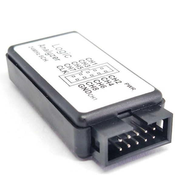 USB-logiikan analysointilaite 24M 8CH Mikroohjain ARM FPGA Virheenetsintätyökalu 24MHz, 16MHz, 12MHz, 8MHz, 4MHz, 2MHz - Perfet