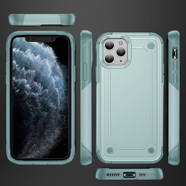 Støtsikkert telefondeksel kompatibelt med iPhone 11 Pro Max-Perfet Light green