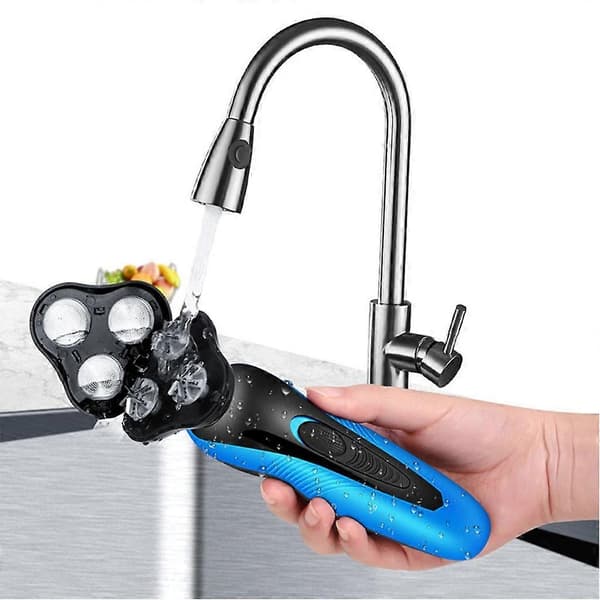 Multifunktionel Flydende Vask Skæg Opladning Barbermaskine Rotary Shavers-Perfet